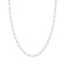 Silver Link Charm Chain Necklace